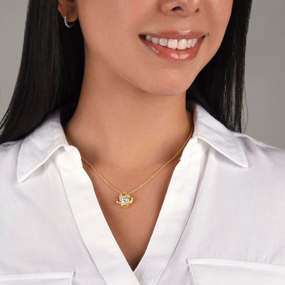 Forever Grateful Necklace -14k Gold or White Gold  CZ Stones