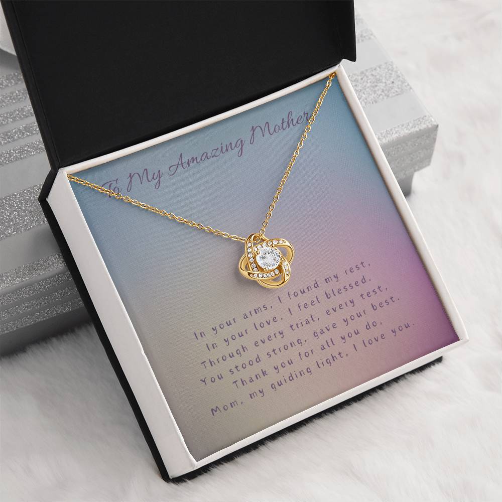 Forever Grateful Necklace -14k Gold or White Gold  CZ Stones