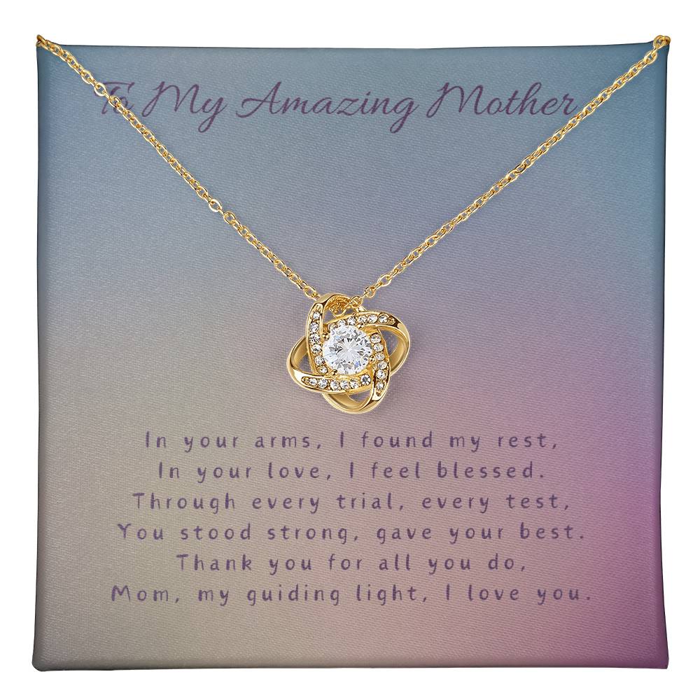 Forever Grateful Necklace -14k Gold or White Gold  CZ Stones