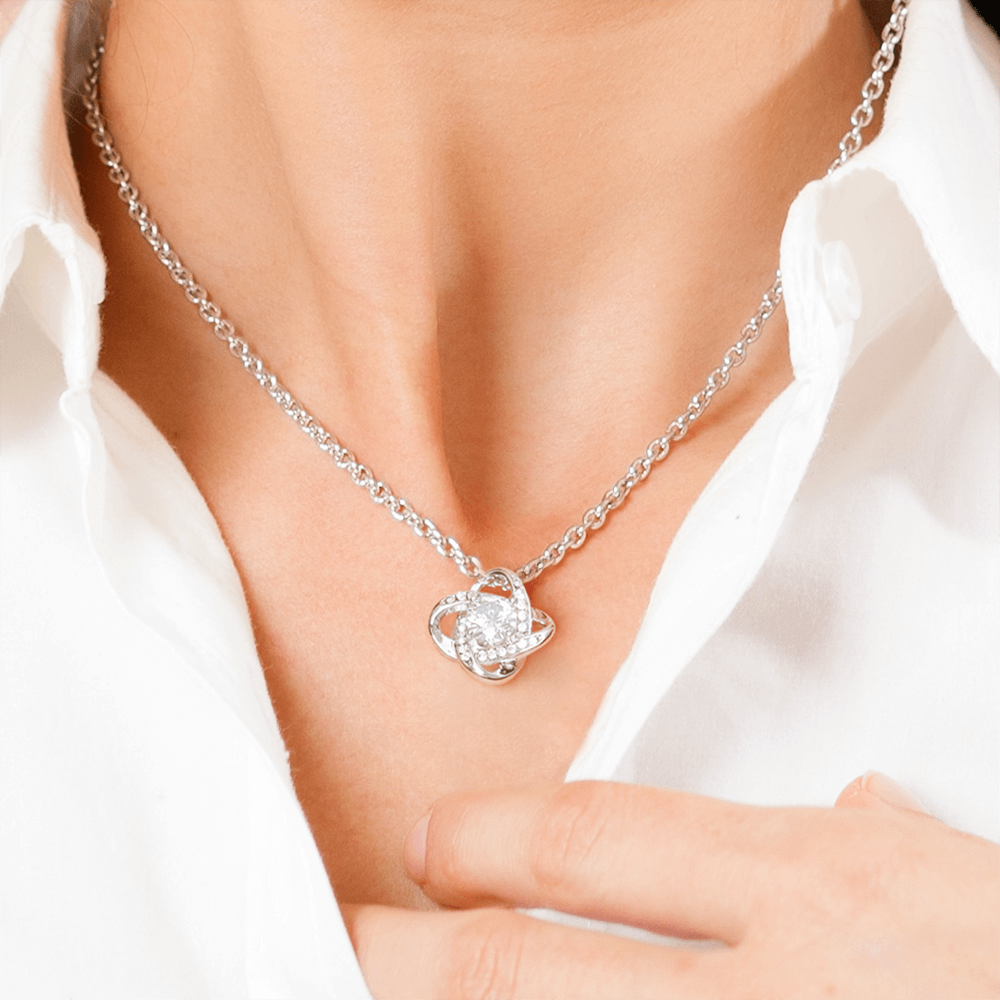 Forever Grateful Necklace -14k Gold or White Gold  CZ Stones