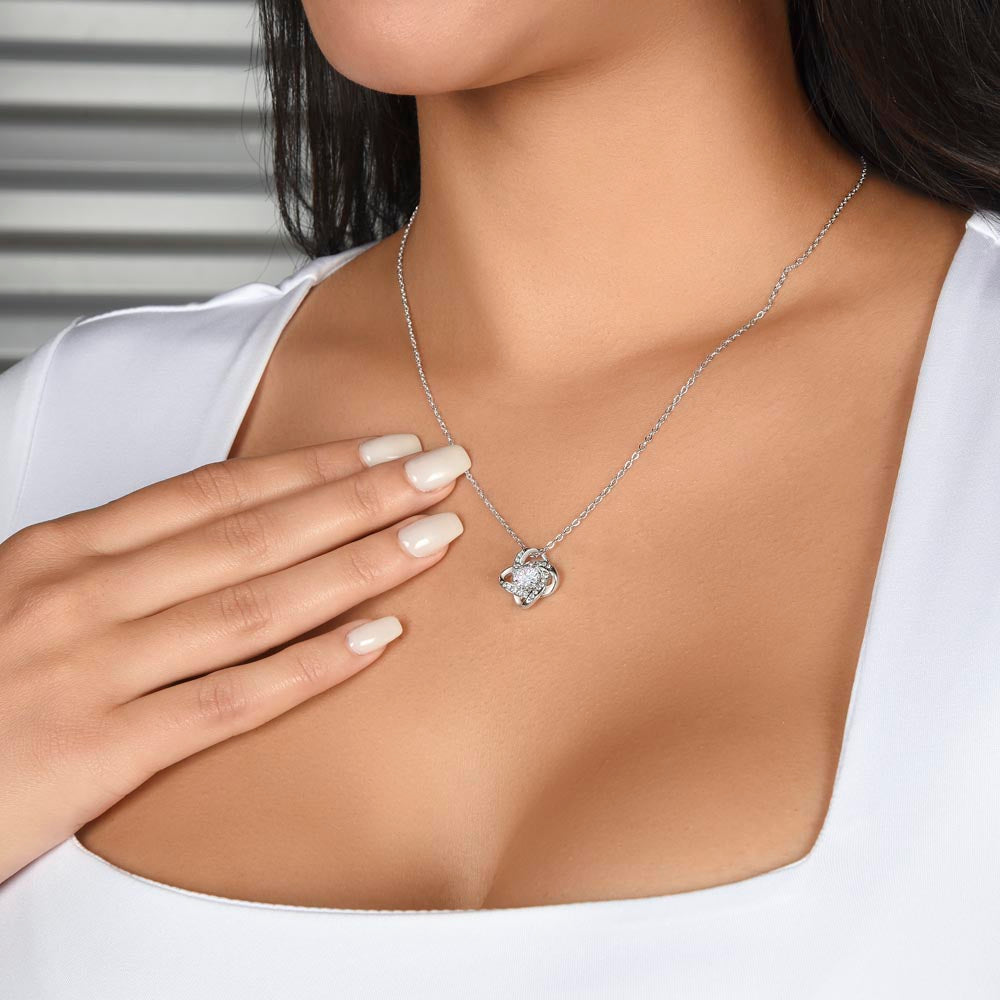 Forever Grateful Necklace -14k Gold or White Gold  CZ Stones