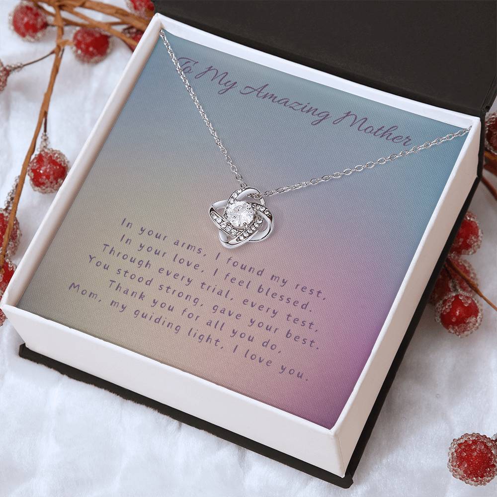 Forever Grateful Necklace -14k Gold or White Gold  CZ Stones