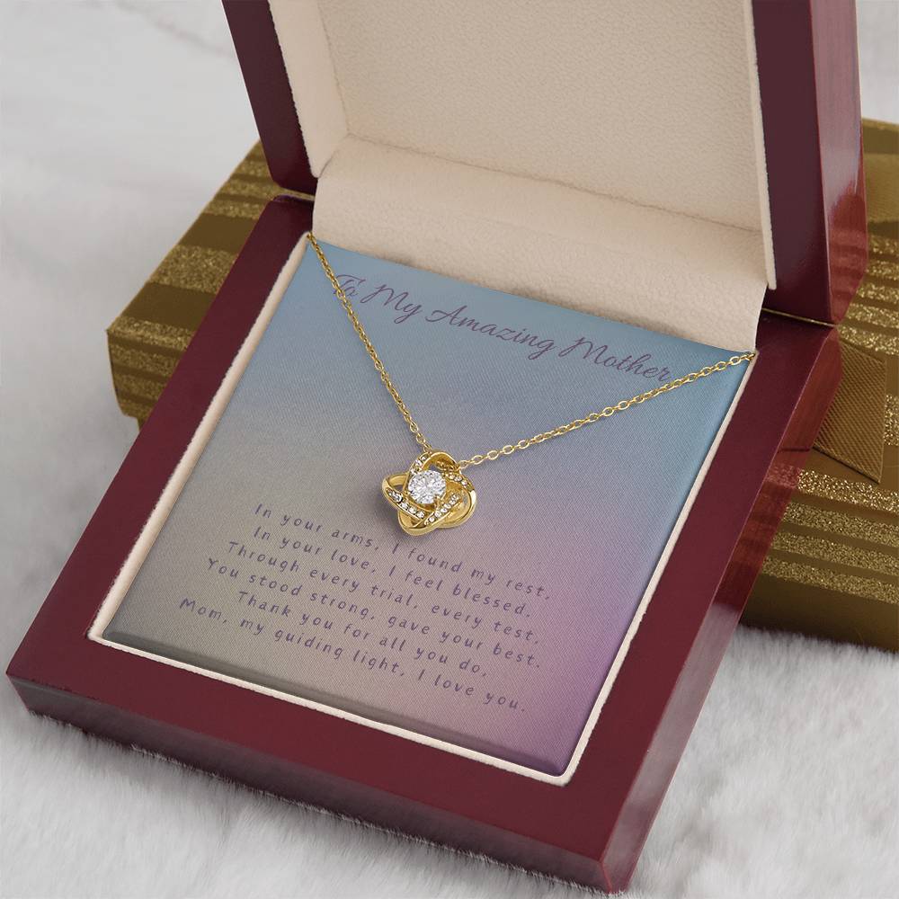 Forever Grateful Necklace -14k Gold or White Gold  CZ Stones